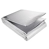 Snowchecking Heizungsfolie, Aluminiumfolie, Luftpolsterfolie, Isolierfolie, Größe 30 cm x 10 m, perfekte Wahl für sicheren Produkttransp