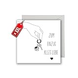 WBdesignz Umzug Karte mit Umschlag - Gartulation zur neuen Wohnung Zum Einzug alles Liebe Neuanfang Umzug neues Zuhause Glückwünsche zum Einzug (XXL 22 cm x 22 cm)