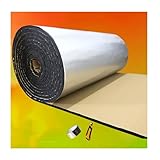Kfz-Dämmmatte, selbstklebende Aluminiumfolie, schalldämmend, Baumwolle, 15 mm dick, 2 m² Abdeckung
