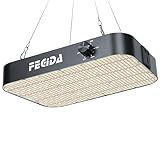 FECiDA 130 Watt LED Pflanzenlampe Dimmbar, 12000 Lumen LED Grow Lampe Vollspektrum mit Daisy Chain Funktion, 576 PSC LEDs Grow Light Perfekt für 60x60CM Growzelt Pflanzenw