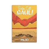 SSNNJQQ Filmposter 'Better Call Saul', dekoratives Gemälde, Leinwand, Wandposter und Kunstdruck, moderne Familienschlafzimmer-Dekoration, Poster, 20 x 30